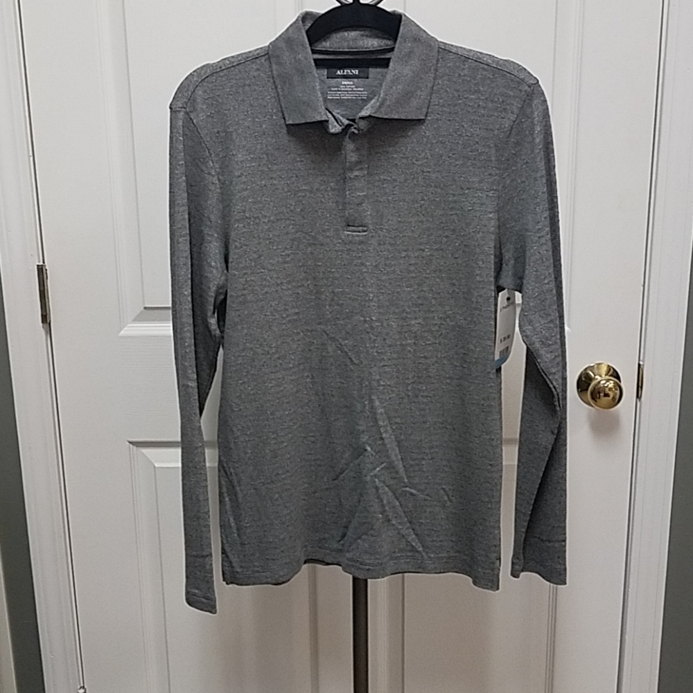 Alfani Men's long sleeve polo